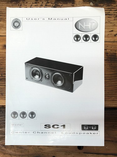 Nht sc1 speaker - nht,